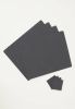 LIND DNA Nupo Square Placemats 4 st. + Onderzetters 4 st. Black online kopen
