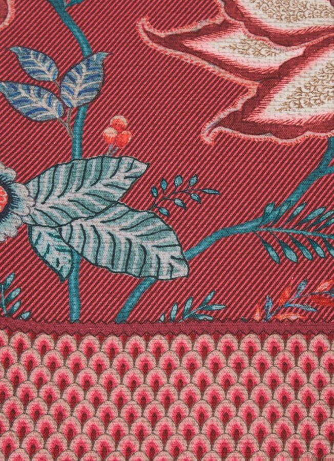 Pip Studio Flower Festival Tafelkleed Donkerroze 140x180cm online kopen