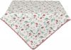 Clayre & Eef Tafelkleed 100x100 cm Wit Rood Katoen Vierkant Aardbeien online kopen