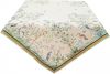 Clayre & Eef Vierkant Tafelkleed 150x150 cm Beige Groen Katoen online kopen
