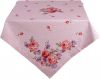 Clayre & Eef Vierkant Tafelkleed 100x100 cm Roze Paars Katoen Vierkant online kopen