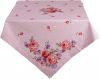 Clayre & Eef Tafelkleed 150x250 cm Roze Paars Katoen Rechthoek Rozen online kopen