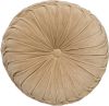 Dutch Decor Kaja Sierkussen Rond Velvet 40 Cm Pumice Stone Beige online kopen