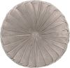 Dutch Decor KAJA Sierkussen rond velvet Driftwood 40 cm taupe online kopen