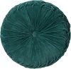 Dutch Decor Kaja Sierkussen Rond Velvet Sagebrush Green 40 Cm Groen online kopen