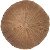 Dutch Decor KAJA Sierkussen rond velvet Tobacco Brown 40 cm online kopen