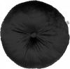 Dutch Decor Olly Sierkussen Rond Velvet 40 Cm Raven Zwart online kopen