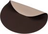 Jay Hill Placemat Leer Bruin/Zand Dubbelzijdig ø 38 Cm online kopen