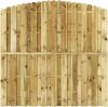VIDAXL Schuttingpaneel 180x(165 180)cm ge&#xEF, mpregneerd grenenhout online kopen