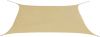 VidaXL Zonnescherm rechthoekig 2x4 m oxford stof beige online kopen