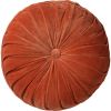 Dutch Decor Kaja Sierkussen Rond Velvet Potters Clay 40 Cm Oranje Oranje online kopen