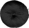 Dutch Decor Olly Sierkussen Rond Velvet 40 Cm Raven Zwart online kopen