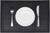 VidaXL 242109 6 Bamboo Placemats 30 x 45 cm Black online kopen