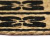 VidaXL Placemats 6 st rond 38 cm jute zwart online kopen