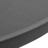 VIDAXL Statafelhoezen 2 st stretch &#xF8, 80 cm zwart online kopen
