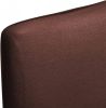 VidaXL Stoelhoes stretch recht 4 stuks bruin online kopen