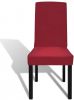 VidaXL Stoelhoezen 4 St Stretch Recht Bordeaux online kopen