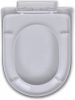 VidaXL Toiletbril Soft close Vierkant Wit online kopen