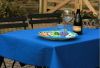 Wicotex Buiten Tafellaken tafelkleed 140x180 Cm Ovaal Margherita Blauw online kopen