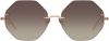 Linda Farrow Lfl1267 C3 SUN Sunglasses , Bruin, Dames online kopen