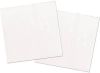 Folat 20x Stuks Servetten Van Papier Wit 33 X 33 Cm Feestservetten online kopen
