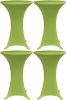 VidaXL Tafelhoes stretch 4 st 80 cm groen online kopen