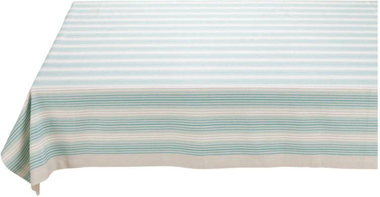 PiP Studio Blushing Birds Stripes tafelkleed van katoen 250 x 150 cm -  Tafelkleedkopen.nl